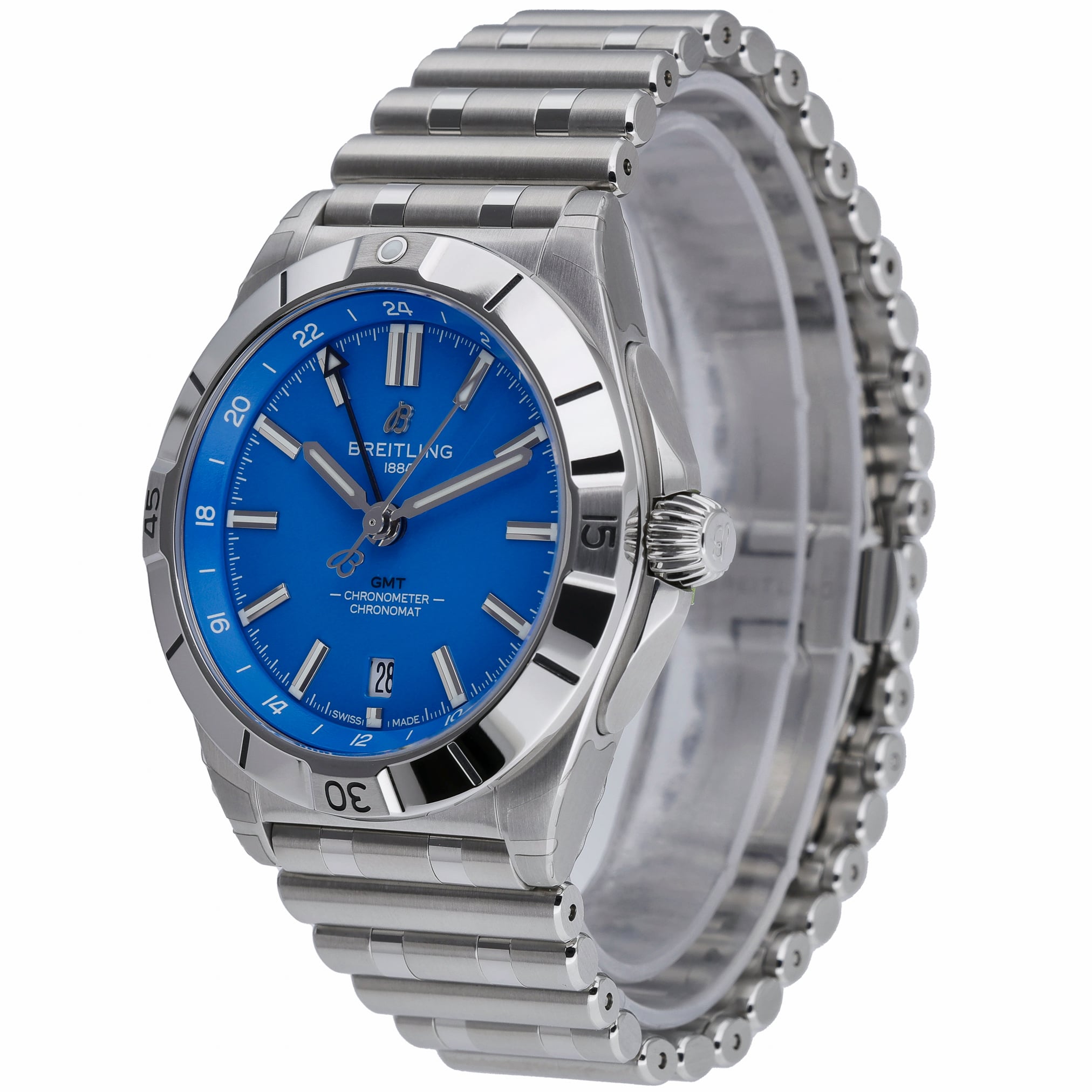 Breitling NFL Carolina Panthers A32398 with blue dial and steel case - product image 3