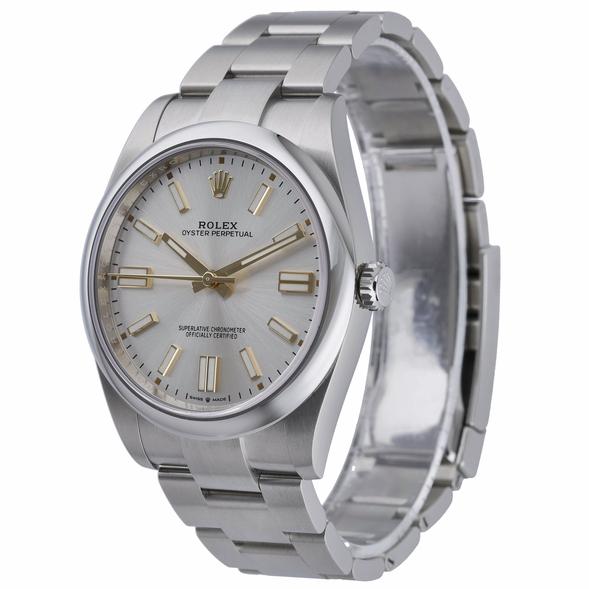Rolex Oyster Perpetual 124300 with silver dial and oystersteel case - product image 3