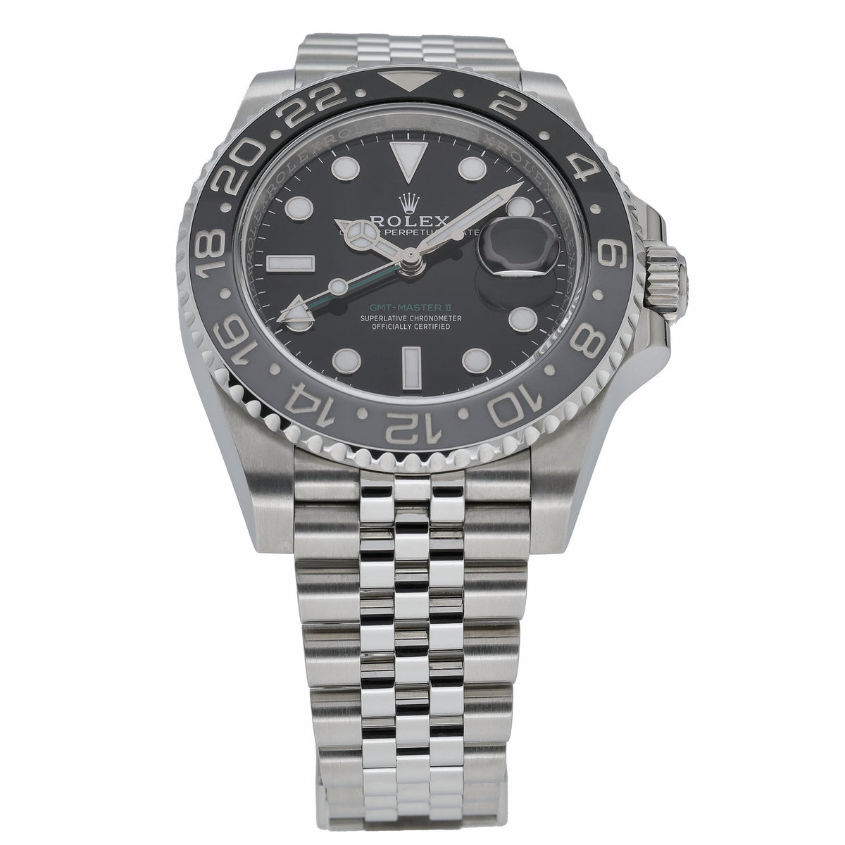 Rolex GMT-Master II 126710GRNR with black dial and oystersteel case - product image 2