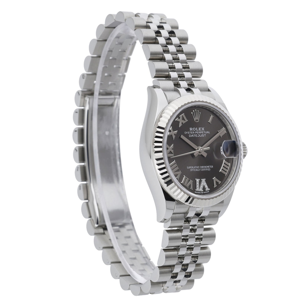 Rolex Datejust 278274 with dark grey dial and steel & white gold case - product image 4