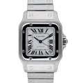 Cartier Santos Galbee 2823 with silver dial and steel case