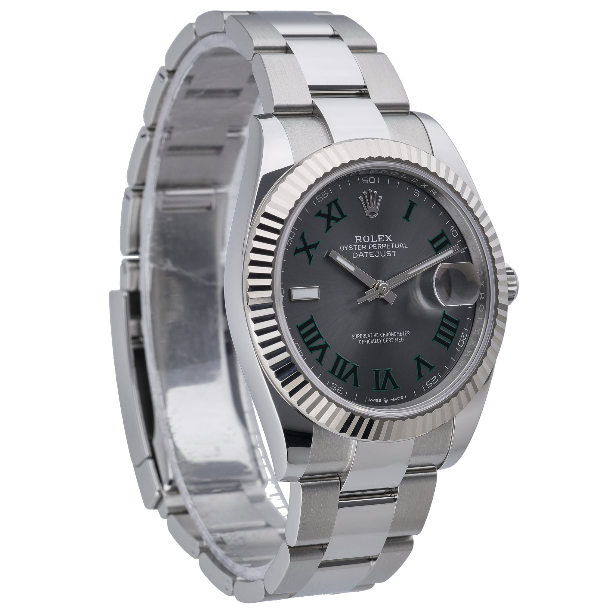 Rolex Datejust 41 126334 with slate dial and steel & white gold case - product image 4