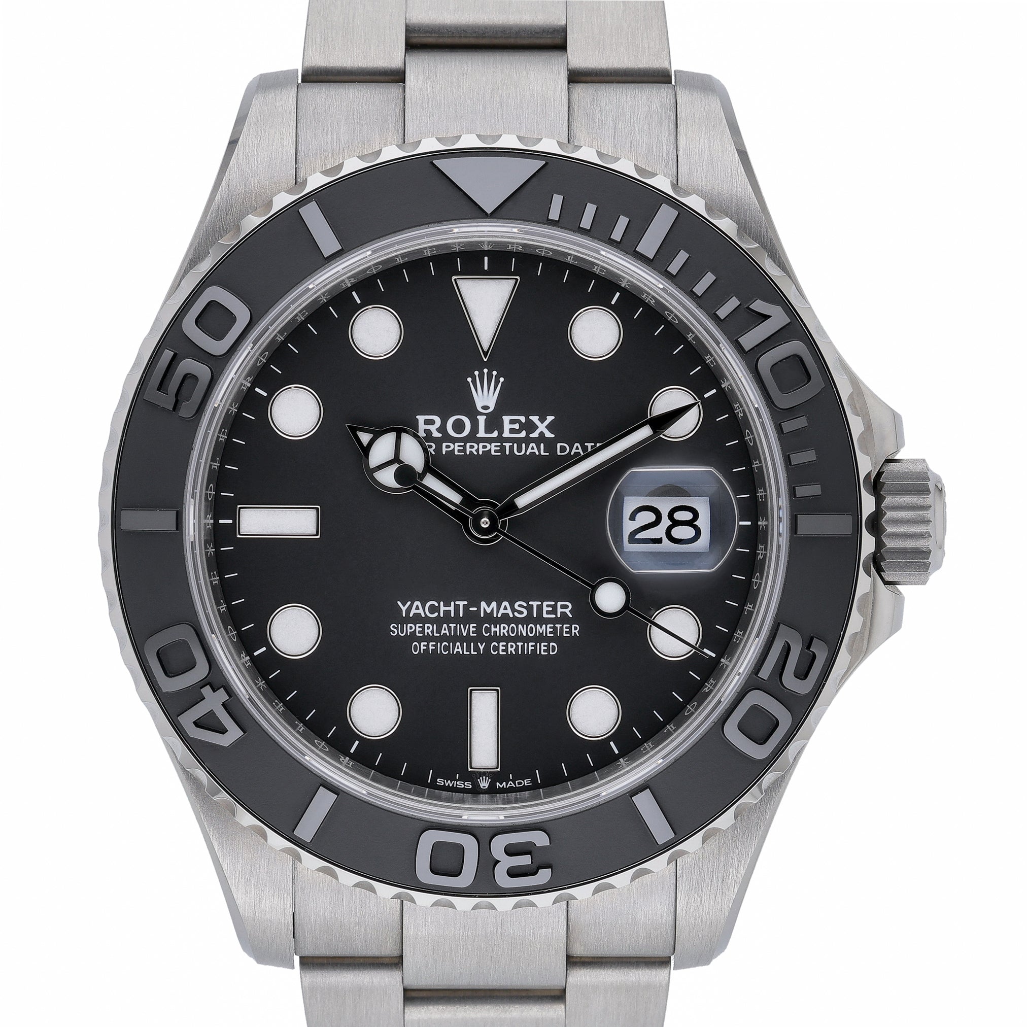 Rolex Yacht-Master 42 226627 with black dial and rlx titanium case