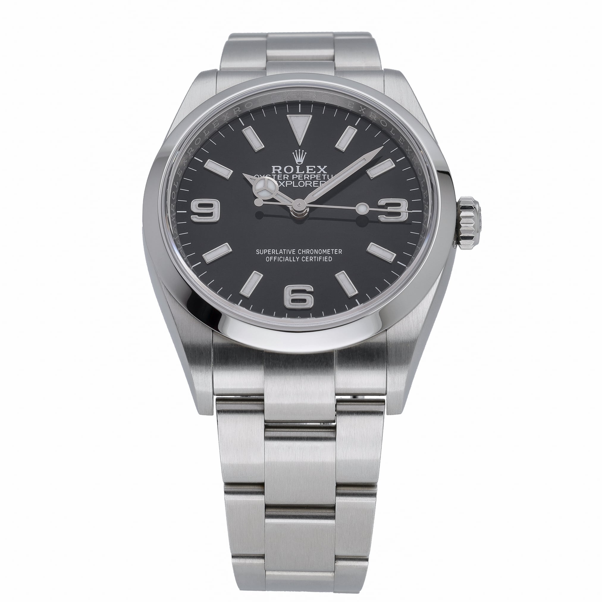 Rolex Explorer 124270 with black dial and oystersteel case - product image 2
