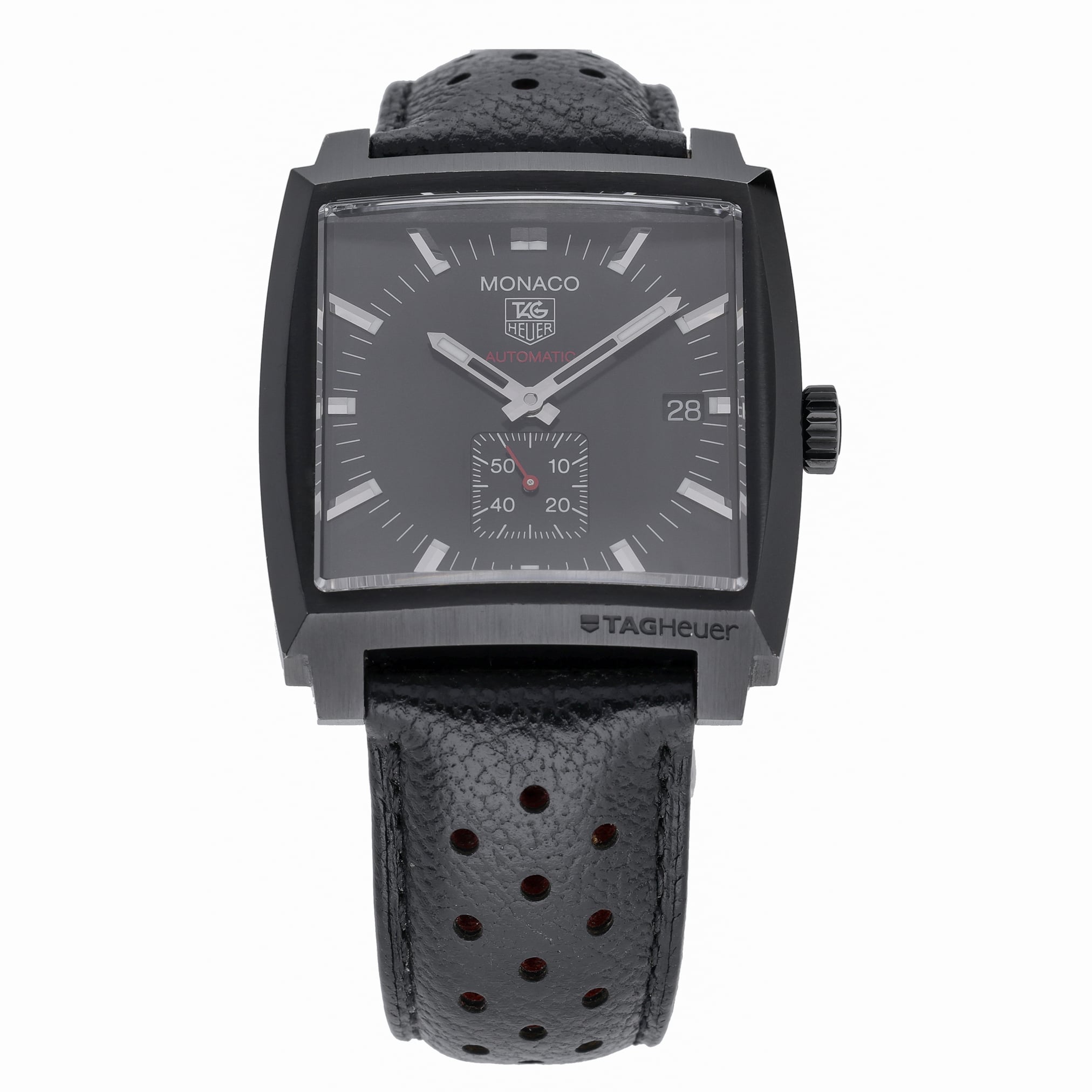 Tag Heuer Monaco WW2119 with black dial and steel case - product image 2
