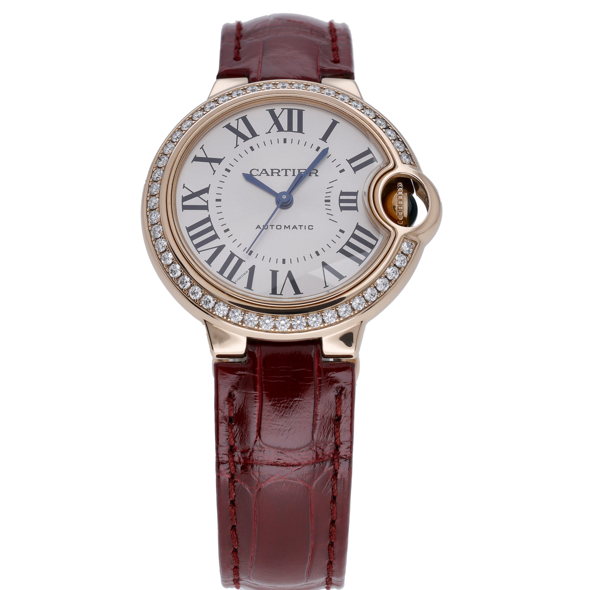 Cartier Ballon Bleu WJBB0033 with silver dial and 18ct rose gold case - product image 2