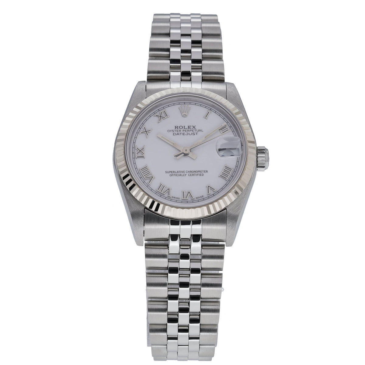 Rolex Datejust 68274 with white dial and steel & white gold case - product image 2