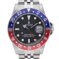 Rolex GMT-Master 1675 with black dial and steel case