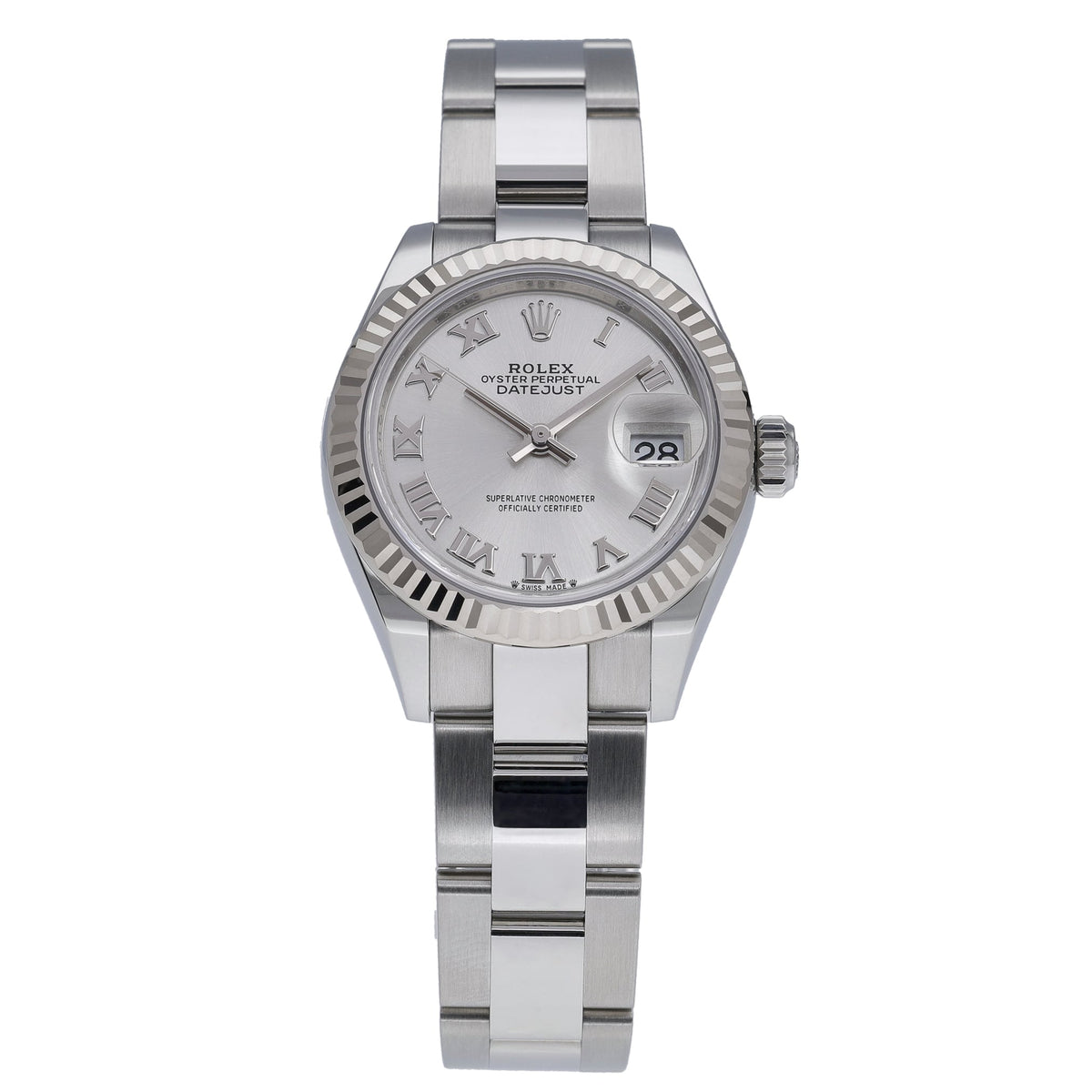 Rolex Datejust 279174 with silver dial and oystersteel and white gold case - product image 2