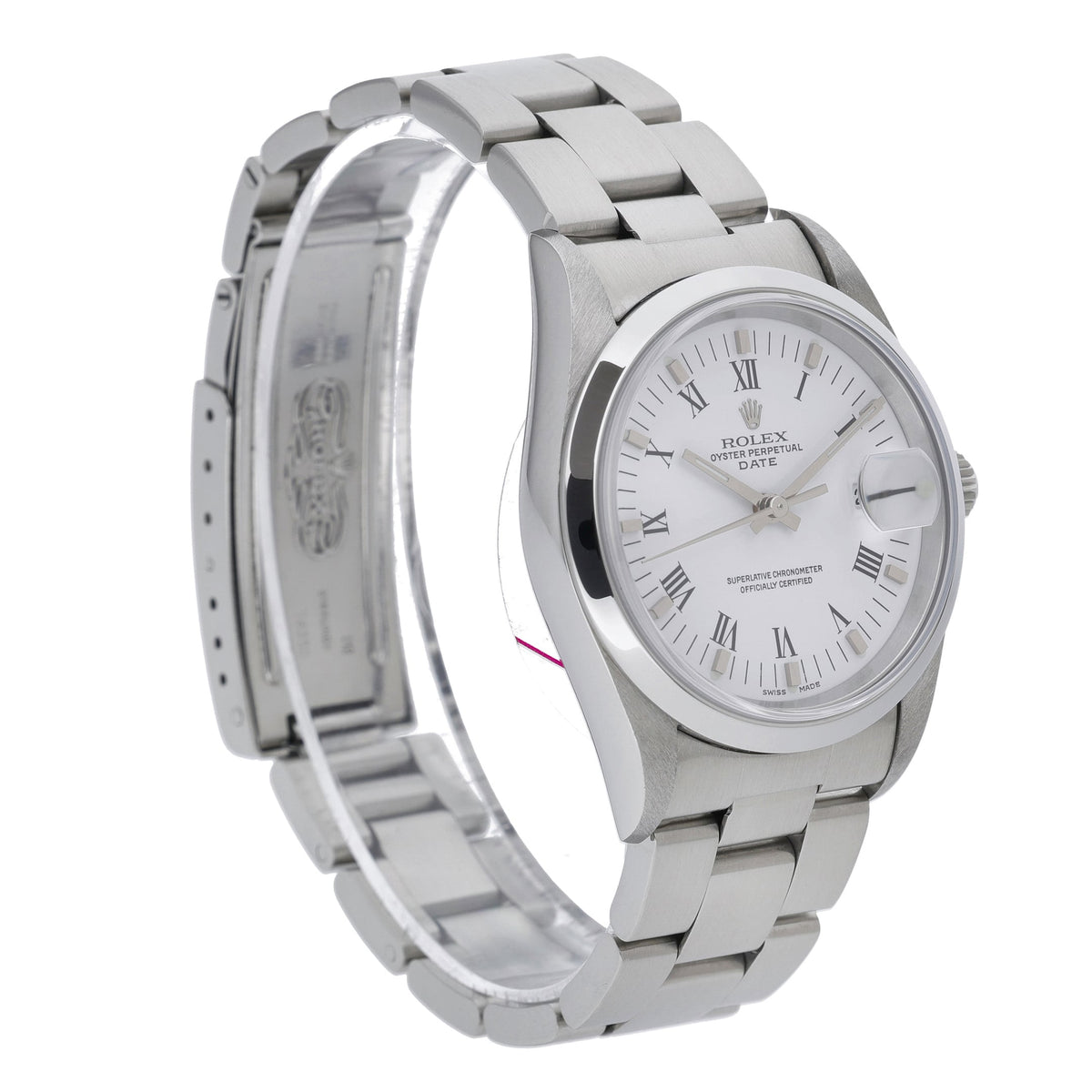 Rolex Oyster Perpetual 15200 with white dial and oystersteel case - product image 4