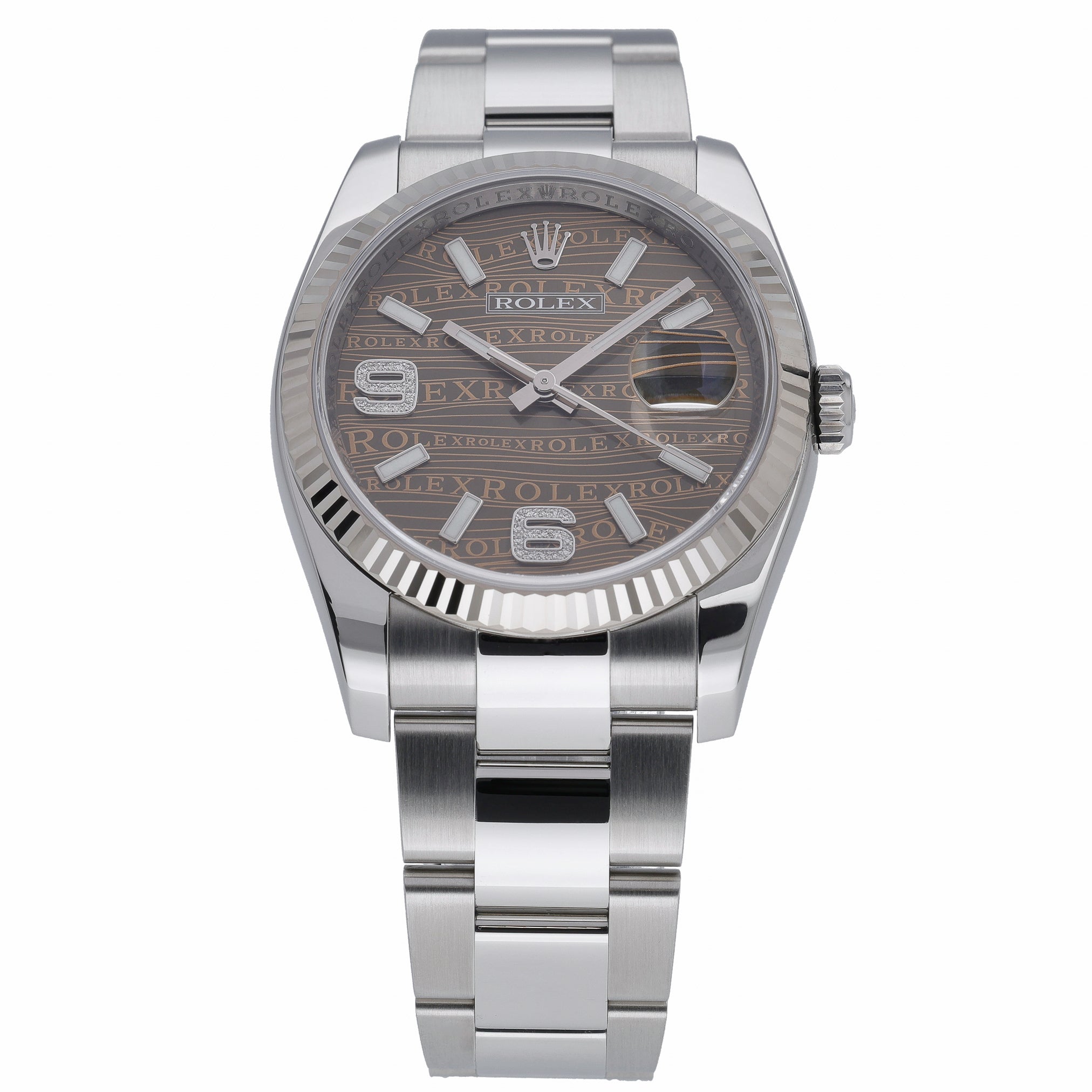 Rolex Datejust 36 116234 with jubilee motif dial and steel & white gold case - product image 2