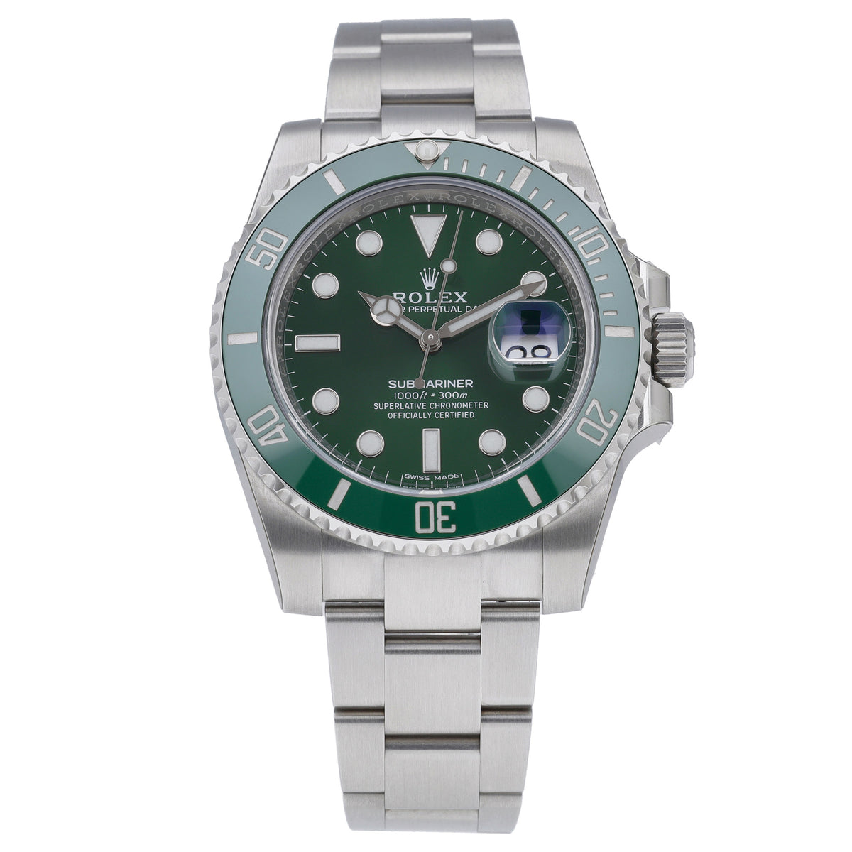 Rolex Submariner 116610LV with green dial and oystersteel case - product image 3