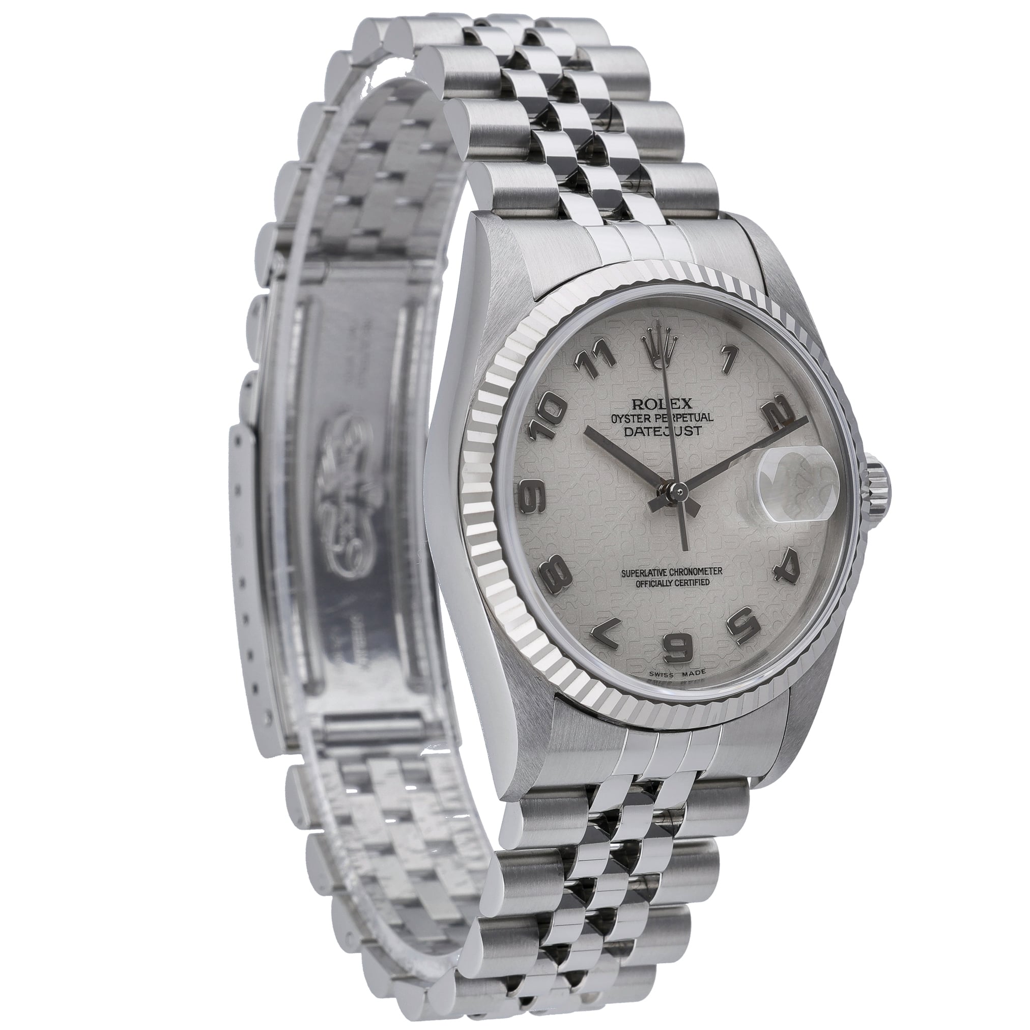 Rolex Datejust 16234 with white dial and steel & white gold case - product image 4