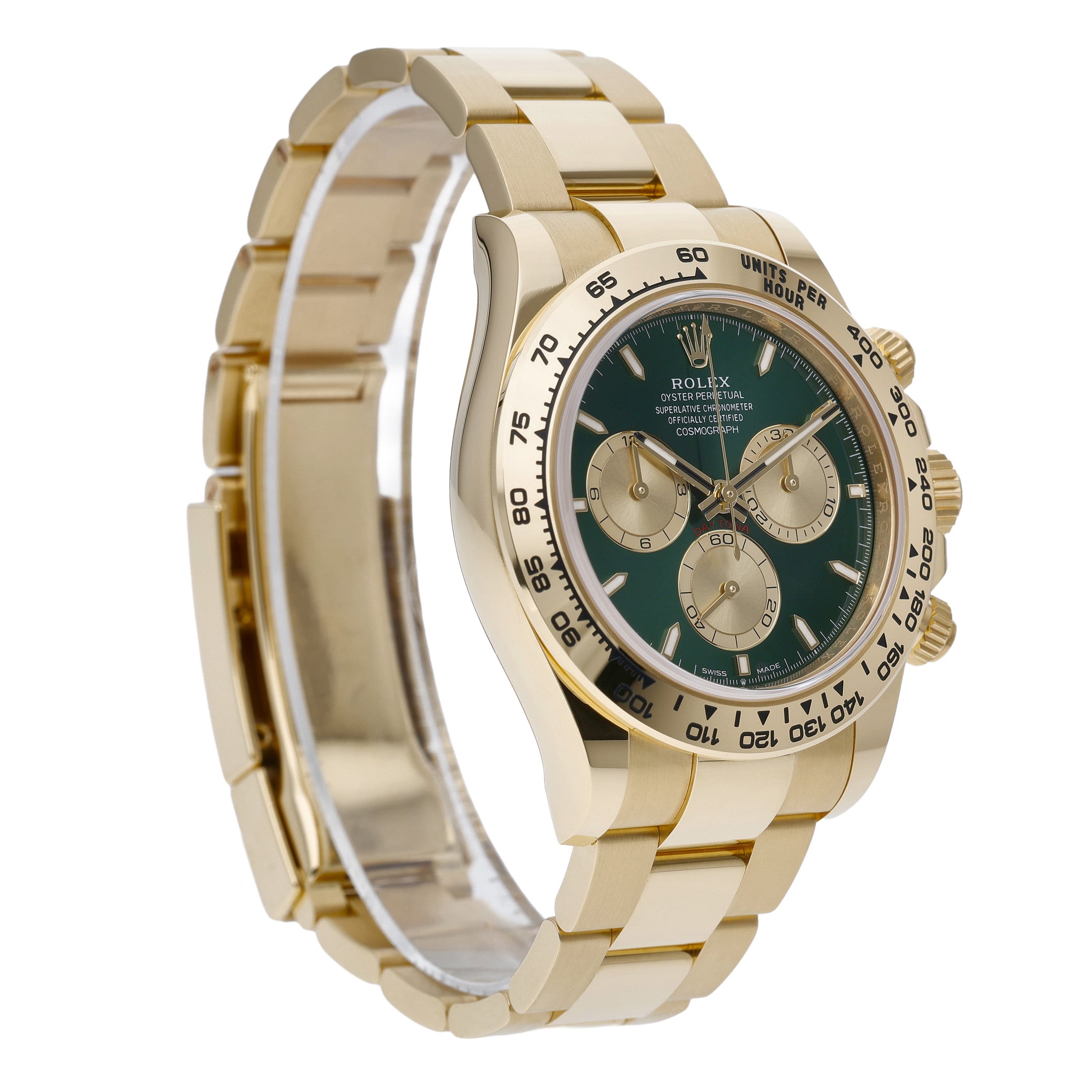 Rolex Daytona 126508 with green dial and 18ct yellow gold case - product image 4