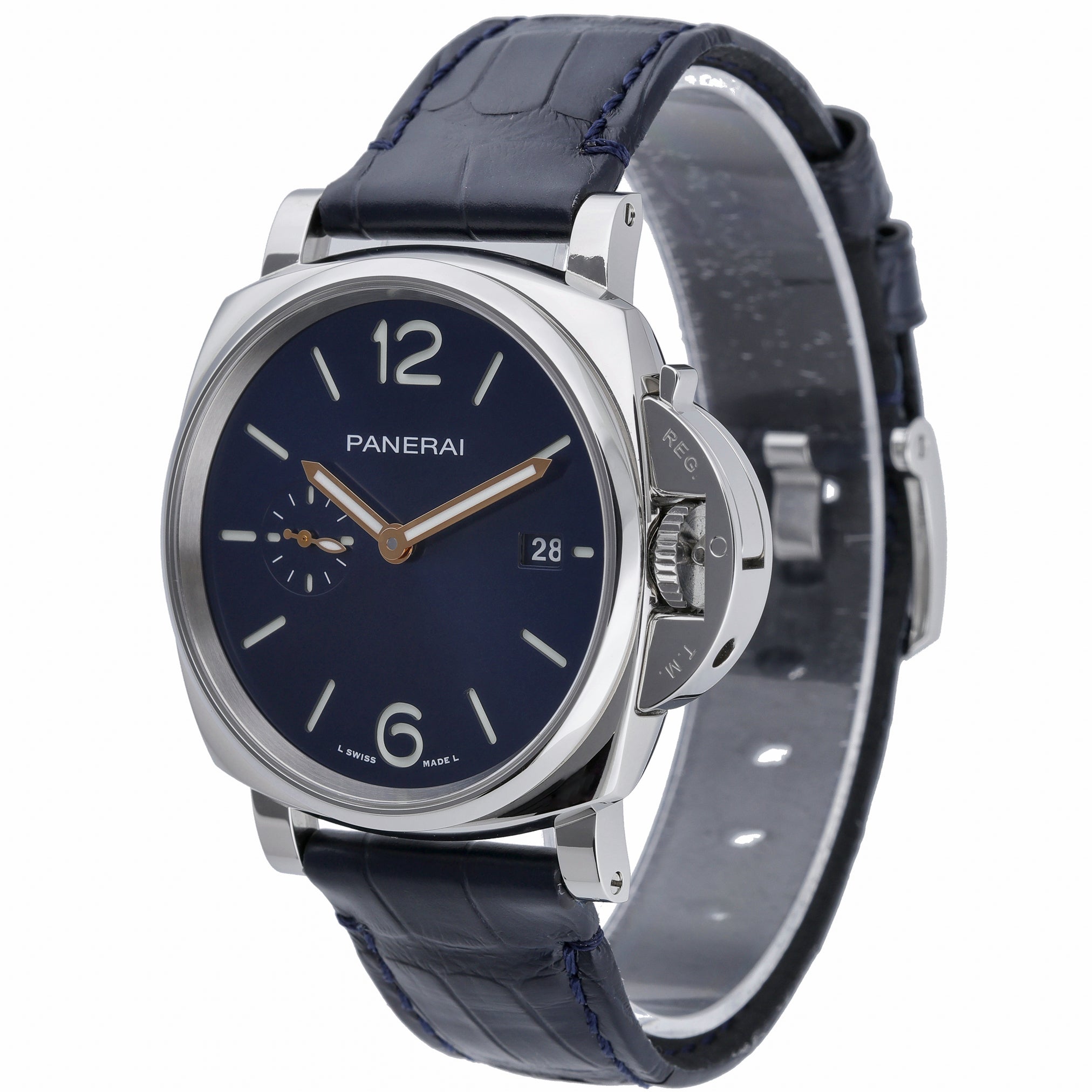 Panerai Luminor Due PAM01274 with blue dial and steel case - product image 3