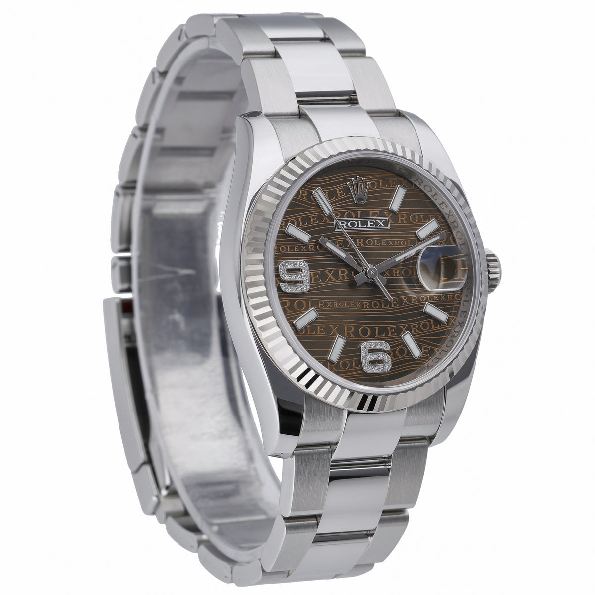 Rolex Datejust 36 116234 with jubilee motif dial and steel & white gold case - product image 4
