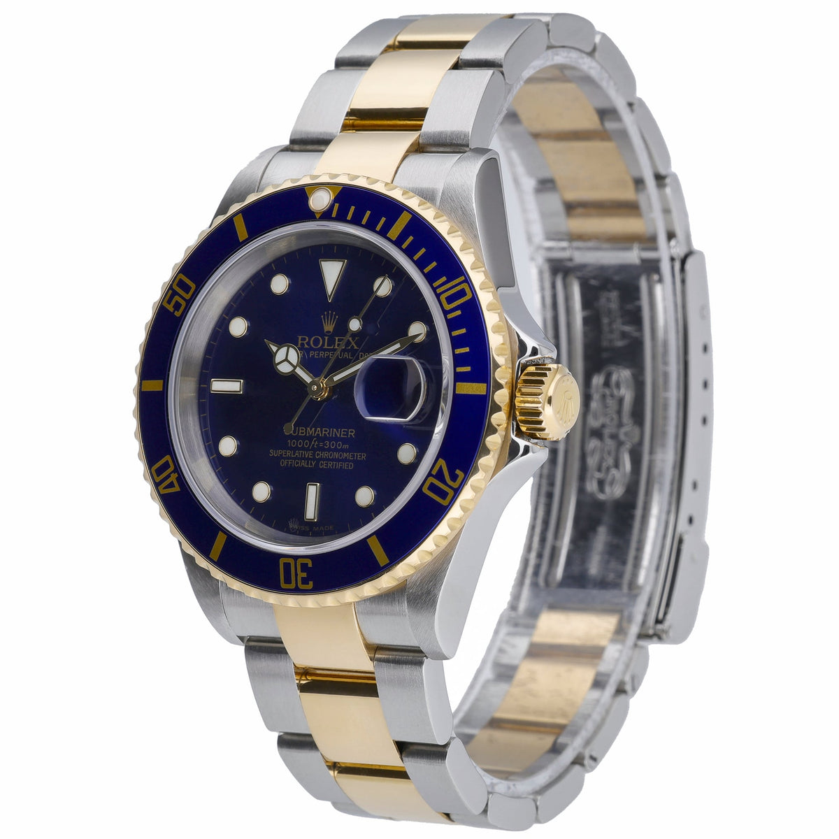 Rolex Submariner 16613LB with blue dial and steel & yellow gold case - product image 3