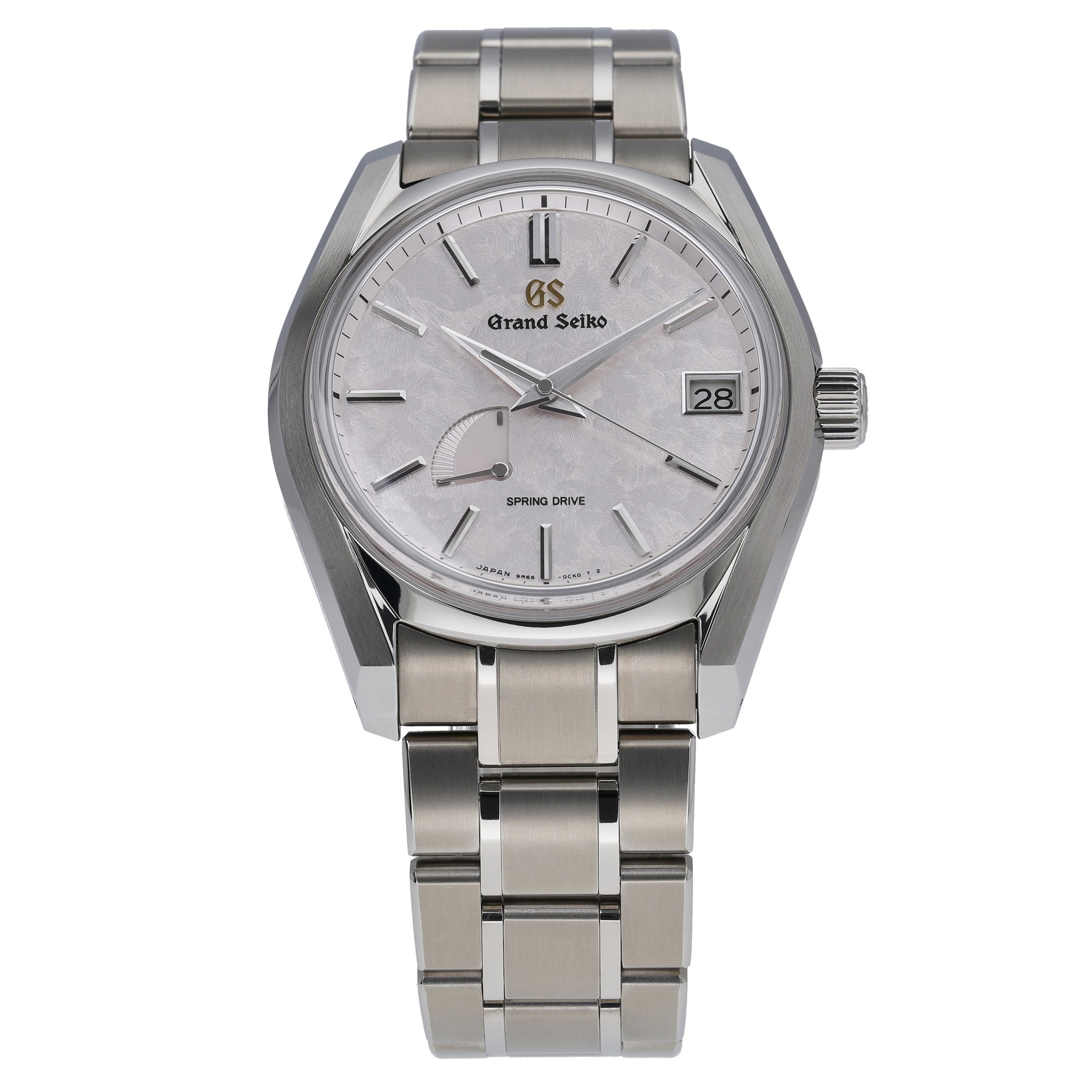 Grand Seiko Shunbun' Spring Cherry Blossom Spring Drive SBGA413G with pink dial and titanium case - product image 3