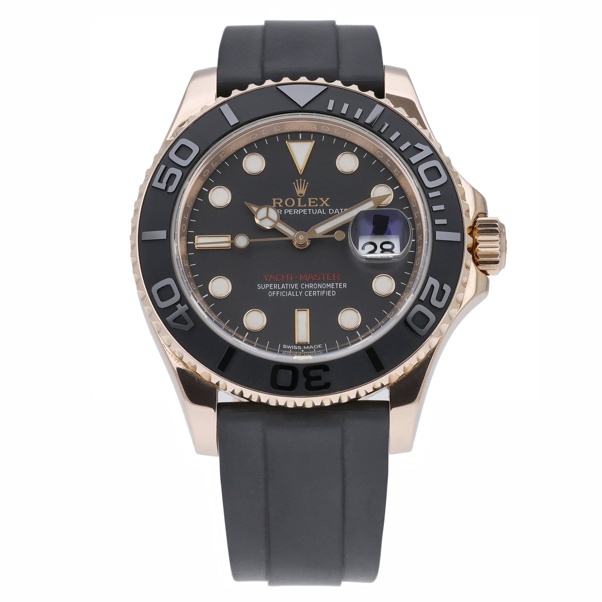 Rolex Yacht-Master 40 116655 with black dial and 18ct rose gold case - product image 3