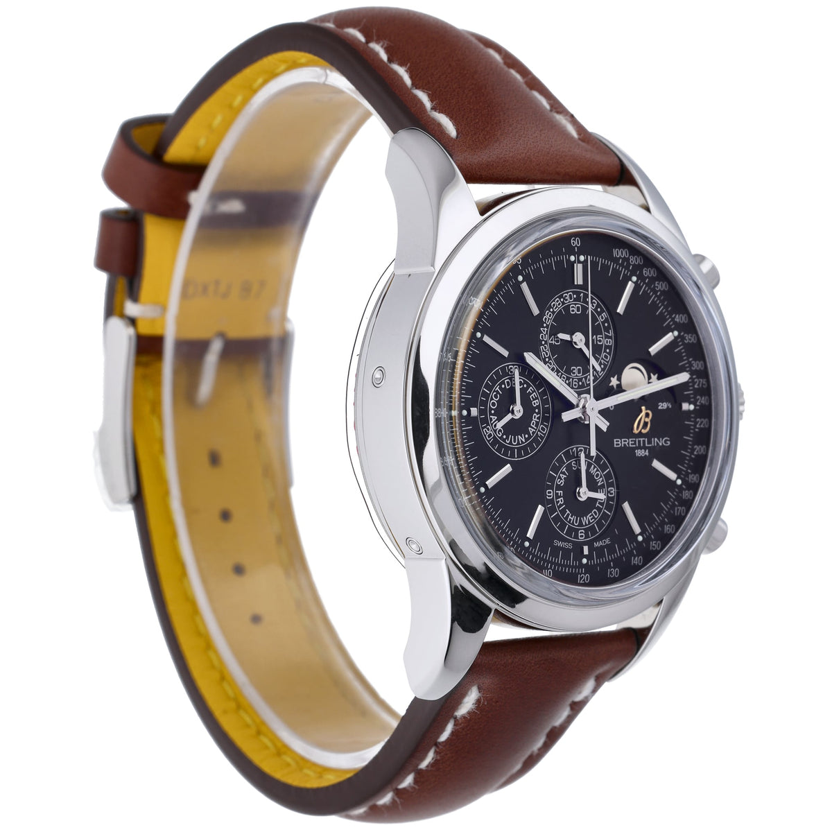 Breitling Transocean Chronograph 1461 A1931012 with black dial and steel case - product image 4