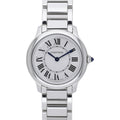 Cartier Ronde Solo WSRN0033 with silver dial and steel case