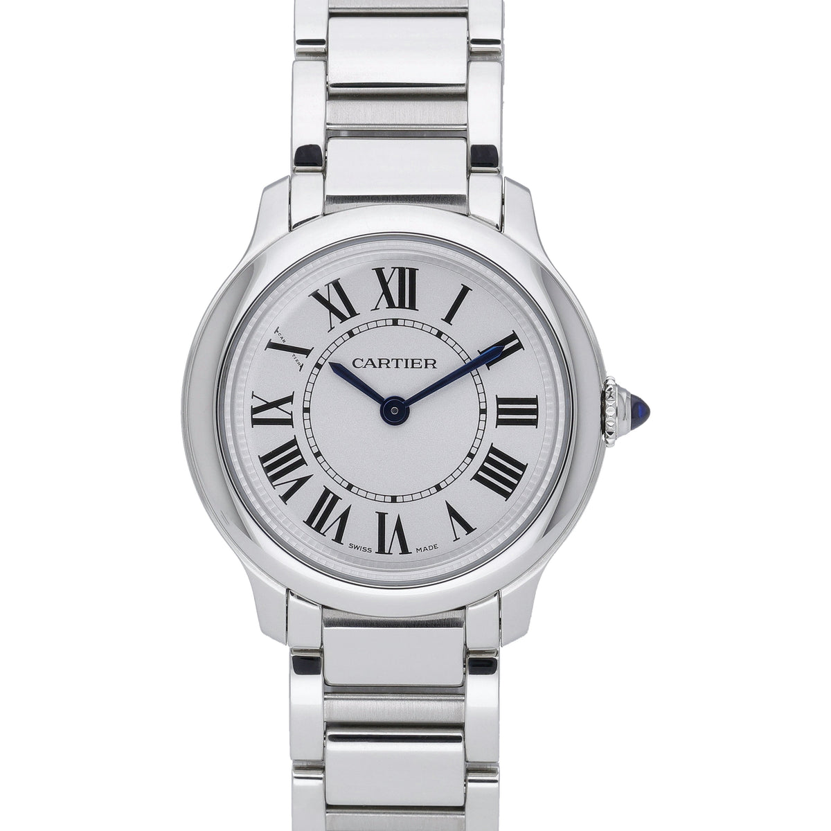 Cartier Ronde Solo WSRN0033 with silver dial and steel case