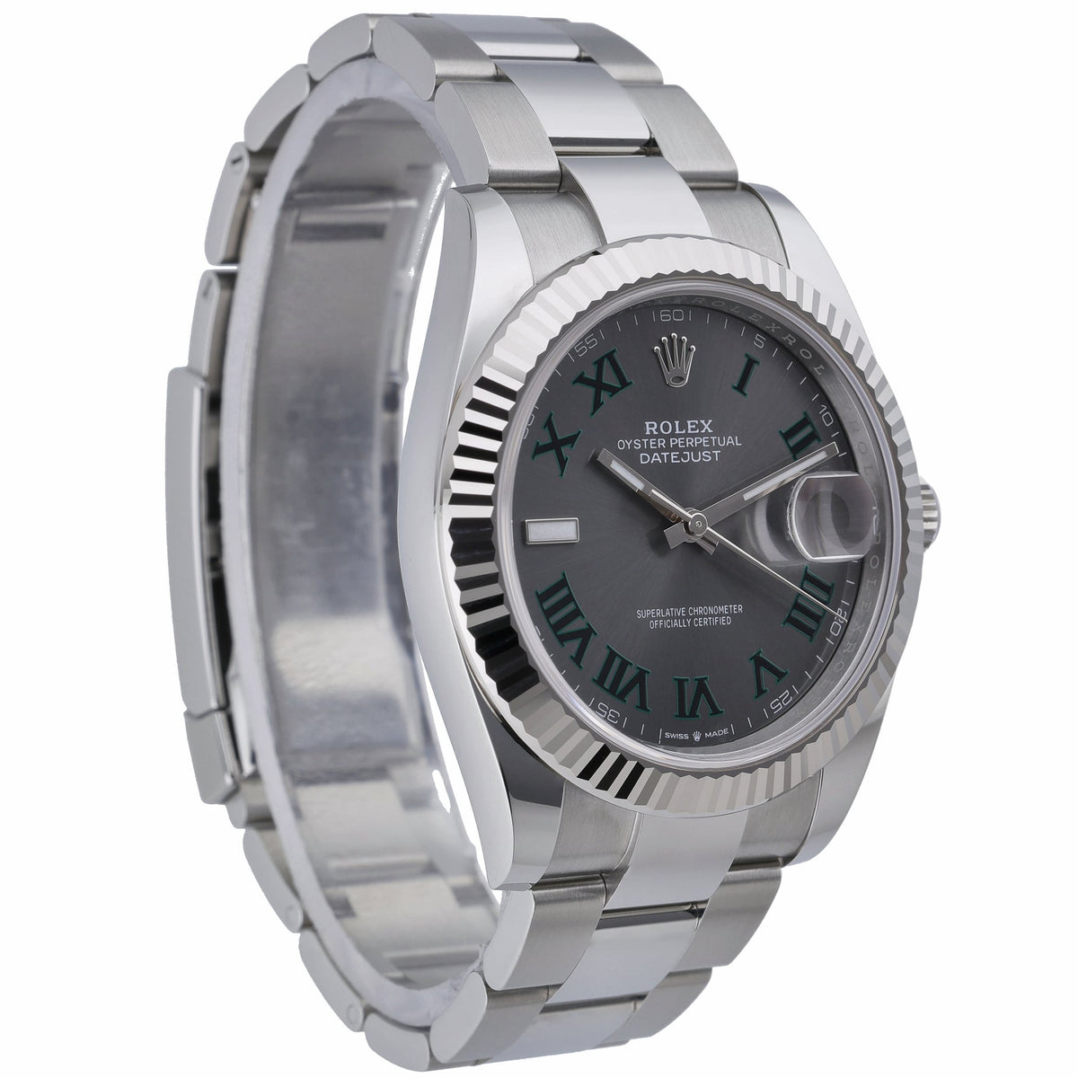 Rolex Datejust 41 126334 with slate dial and steel & white gold case - product image 4