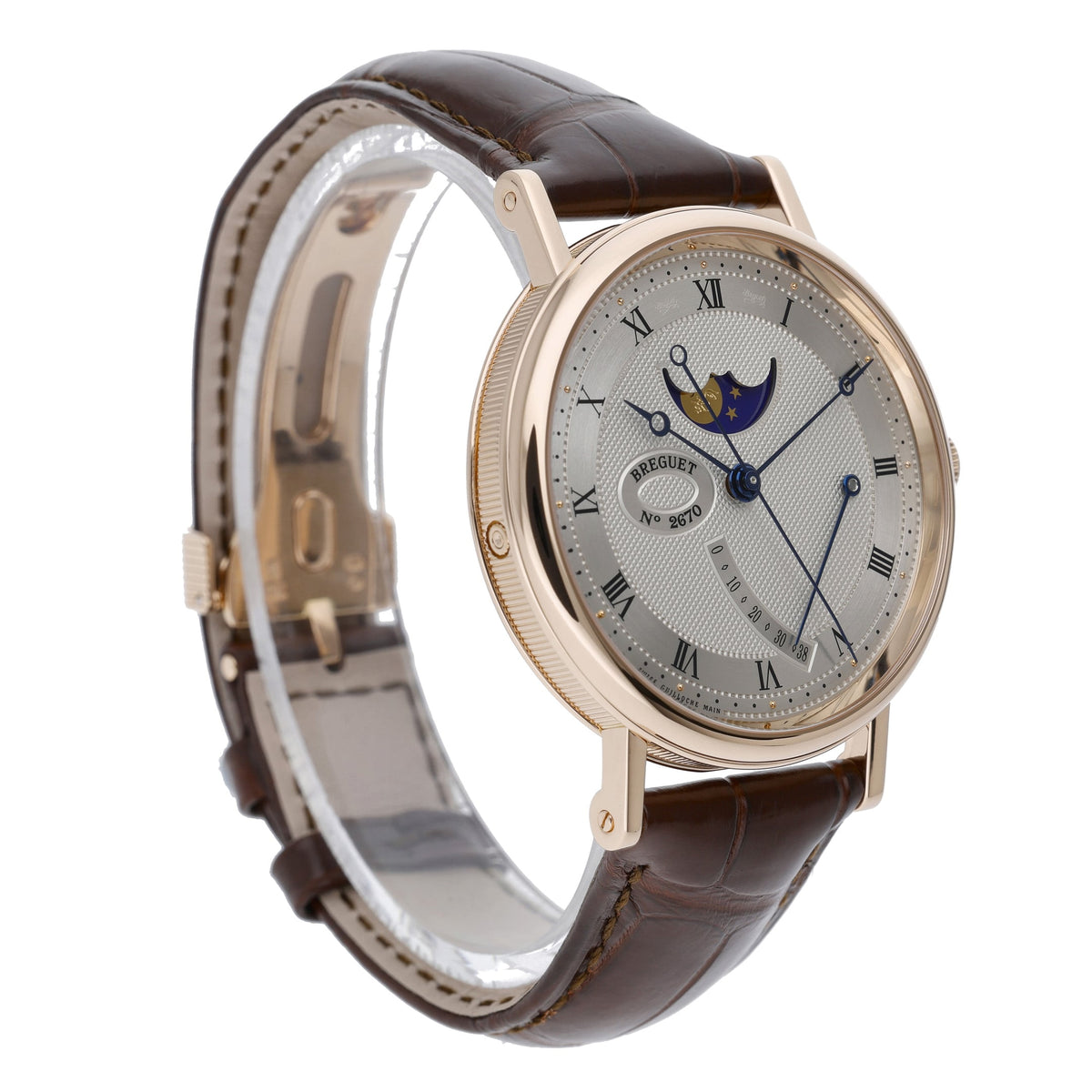 Breguet CLASSIQUE 7787BR/12/9V6 with silver dial and 18ct rose gold case - product image 4