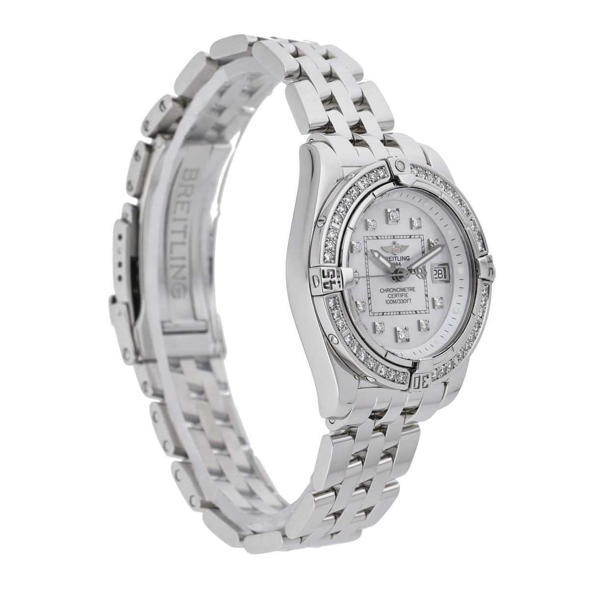 Breitling Cockpit A71356 with mother of pearl dial and steel case - product image 4