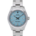 Rolex Oyster Perpetual 277200 with tiffany blue dial and oystersteel case