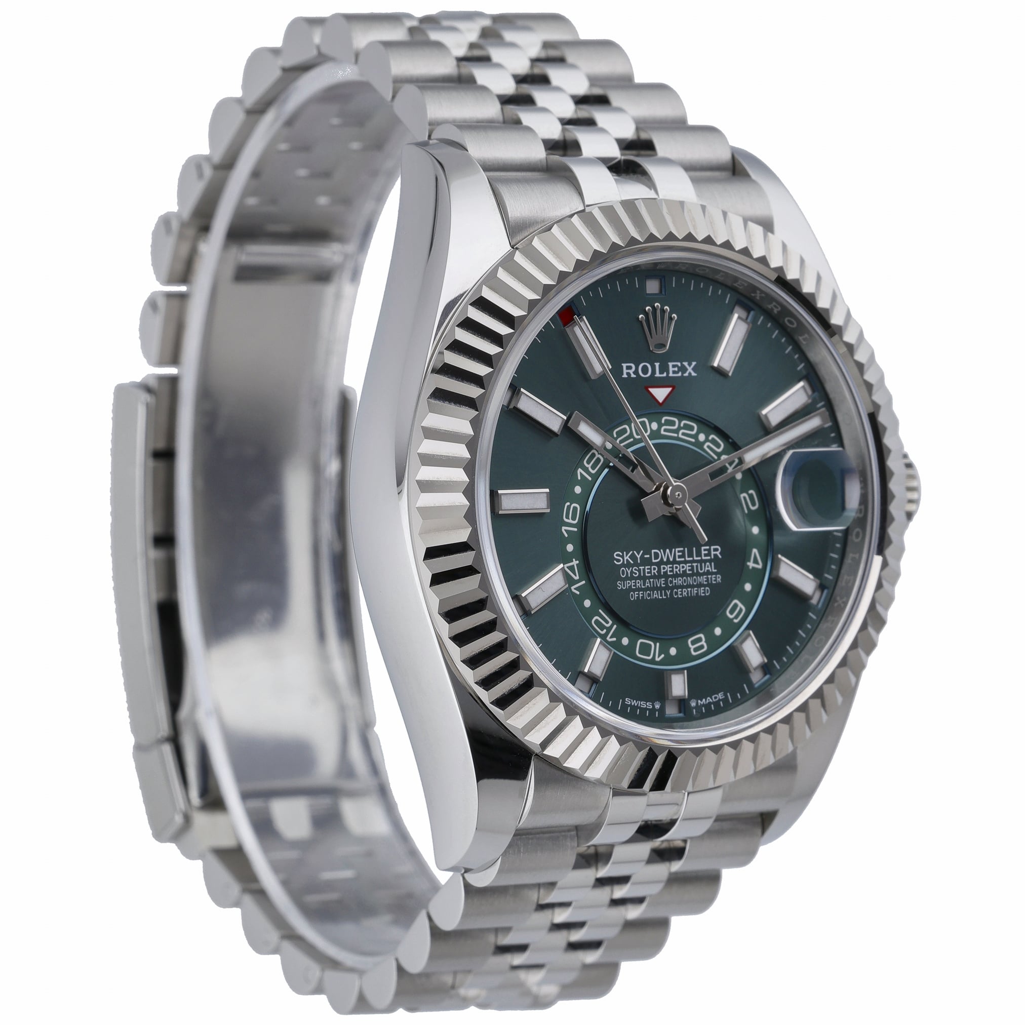 Rolex Sky-Dweller 336934 with green dial and steel & white gold case - product image 4