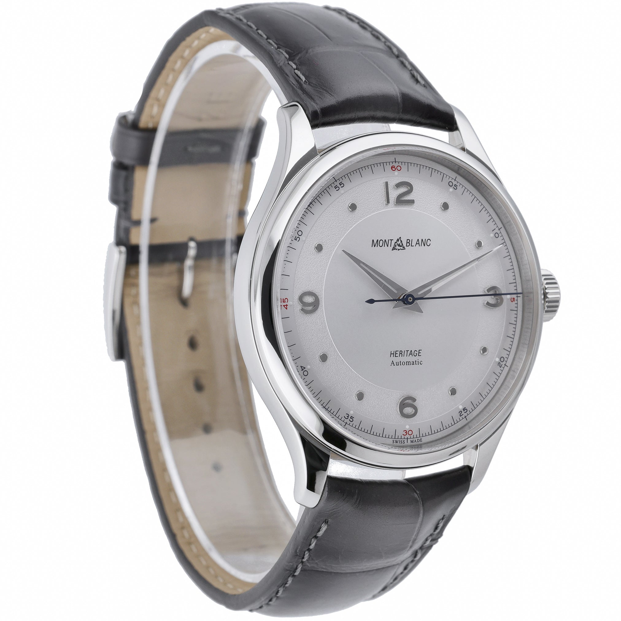 Montblanc Heritage Automatic MB119943 with silver dial and steel case - product image 4