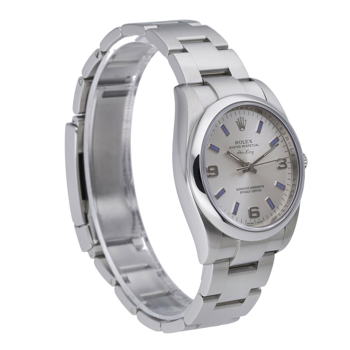 Rolex Air-King 114200 with silver dial and oystersteel case - product image 4