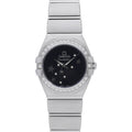 Omega De Ville Prestige Quartz 123.15.24.60.01.001 with black dial and steel case