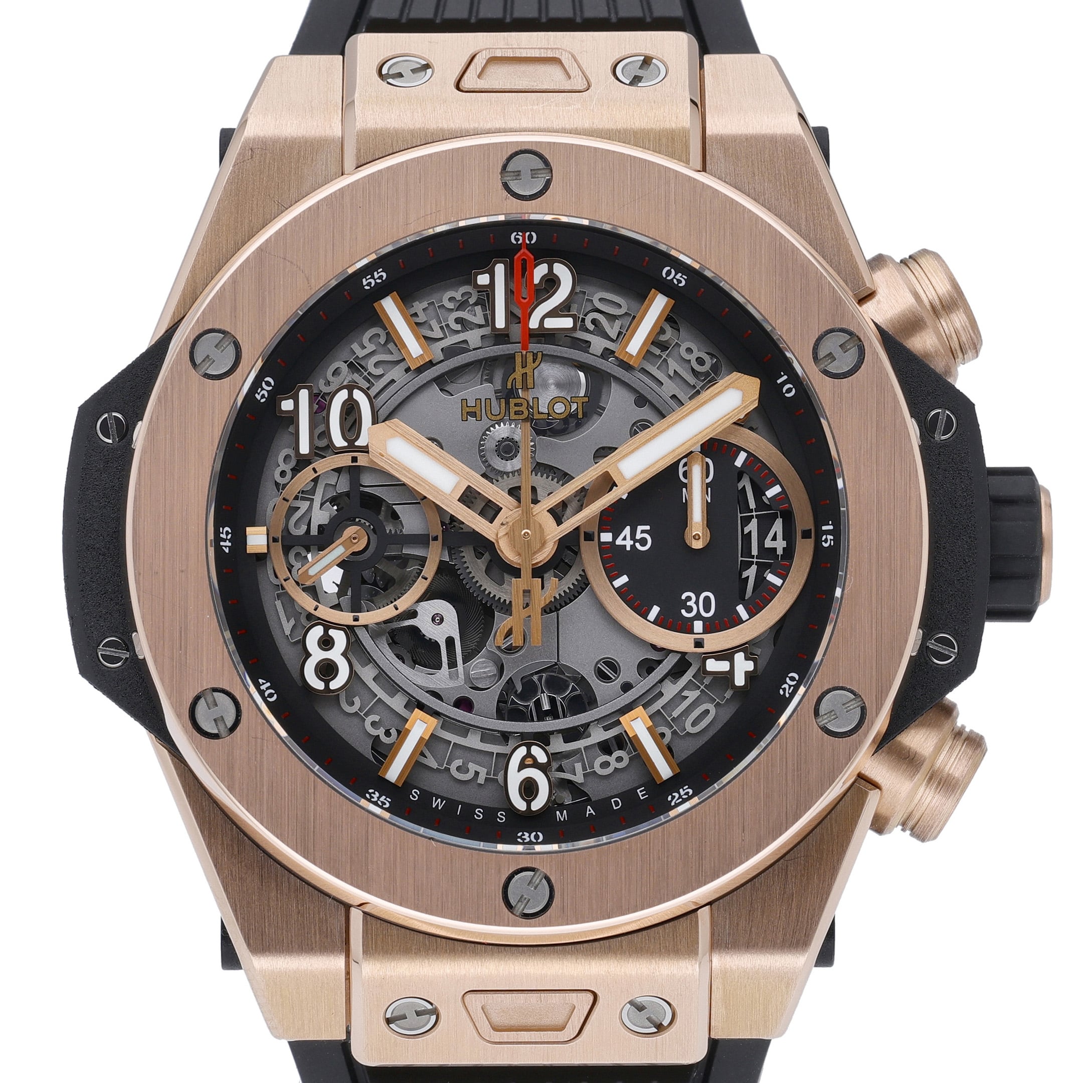 Hublot Big Bang Unico 441.OX.1180.RX with grey dial and 18ct rose gold case