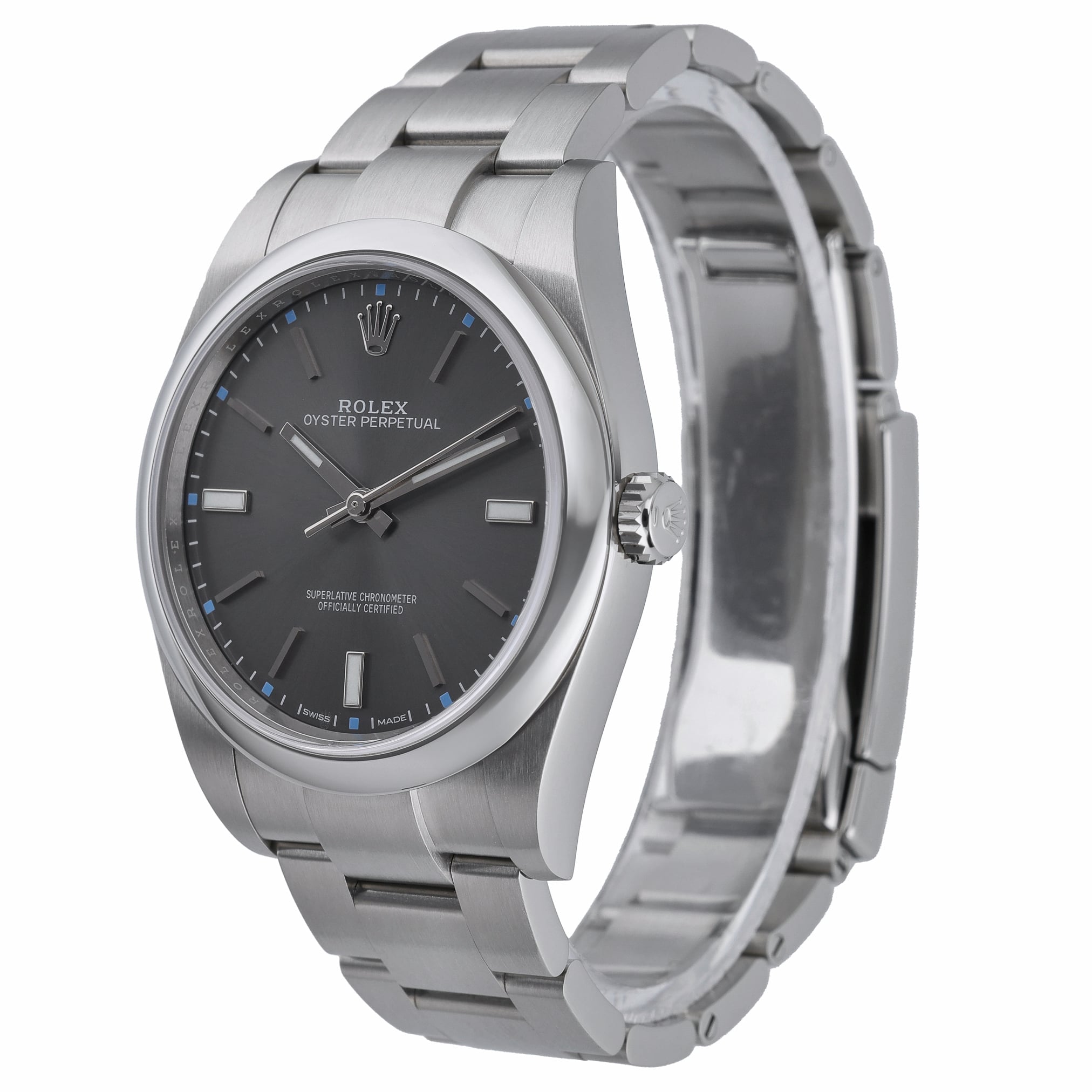 Rolex Oyster Perpetual 114300 with grey dial and oystersteel case - product image 3