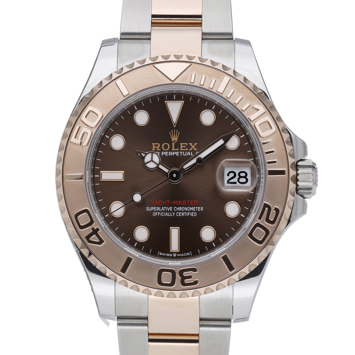 Rolex Yacht-Master II 268621 with chocolate dial and steel & rose gold case