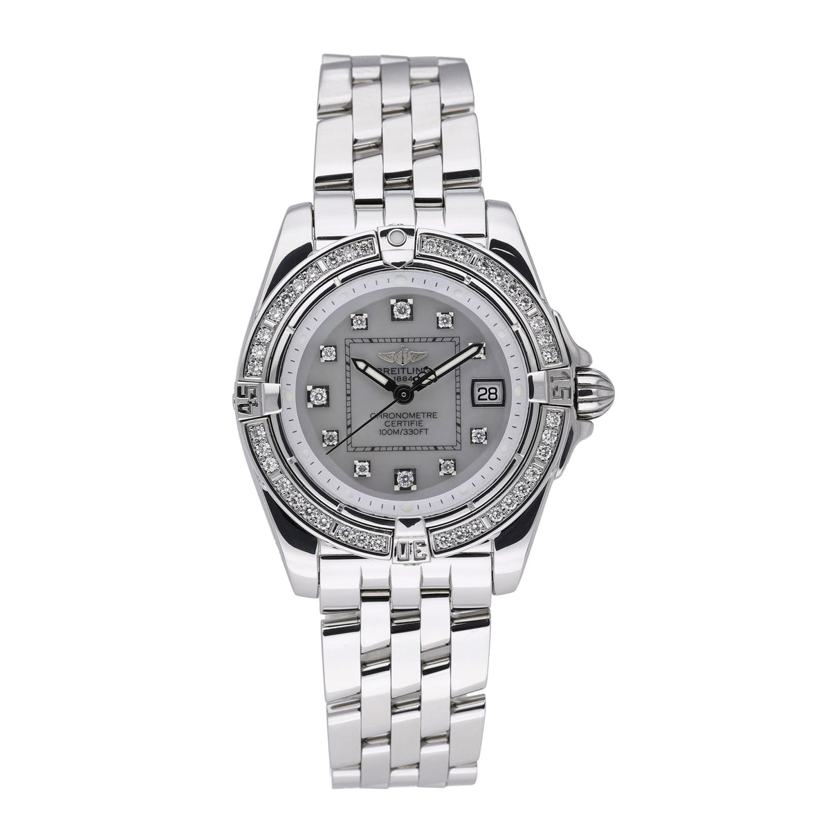 Breitling Cockpit A71356 with mother of pearl dial and steel case - product image 2