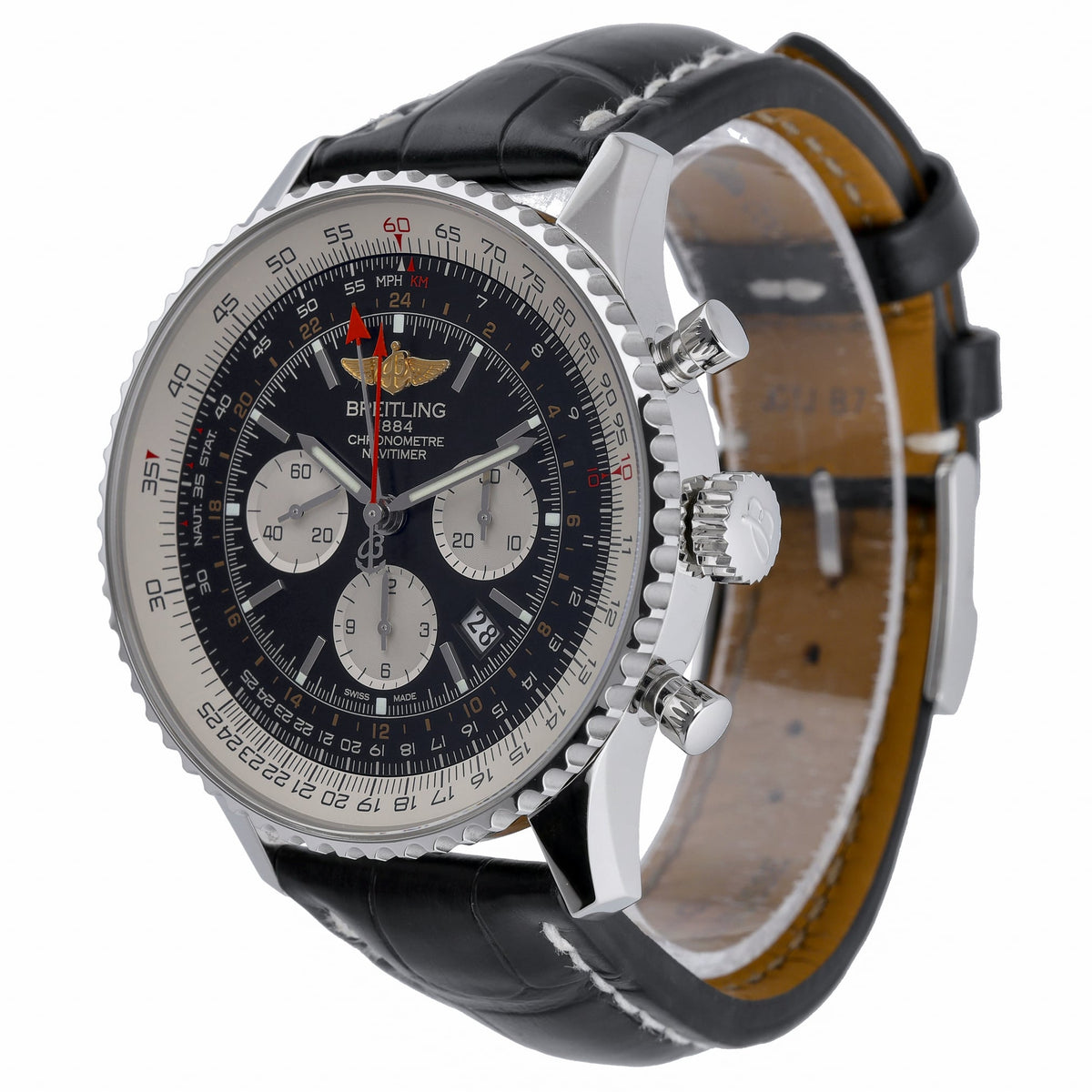 Breitling Navitimer GMT AB044121 with black dial and steel case - product image 3