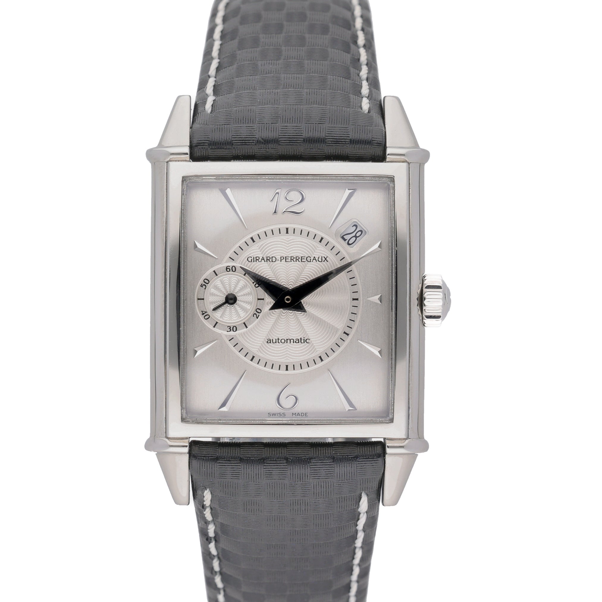 Girard-Perregaux Vintage 1945 25932 with silver dial and steel case