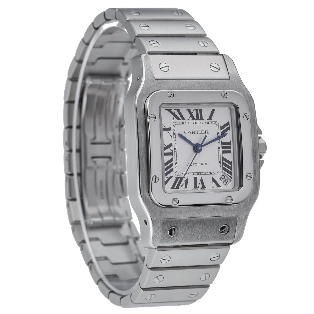 Cartier Santos Galbee 2823 with silver dial and steel case - product image 4