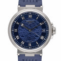 Breguet Marine 5517BBY29ZU with blue dial and 18ct white gold case