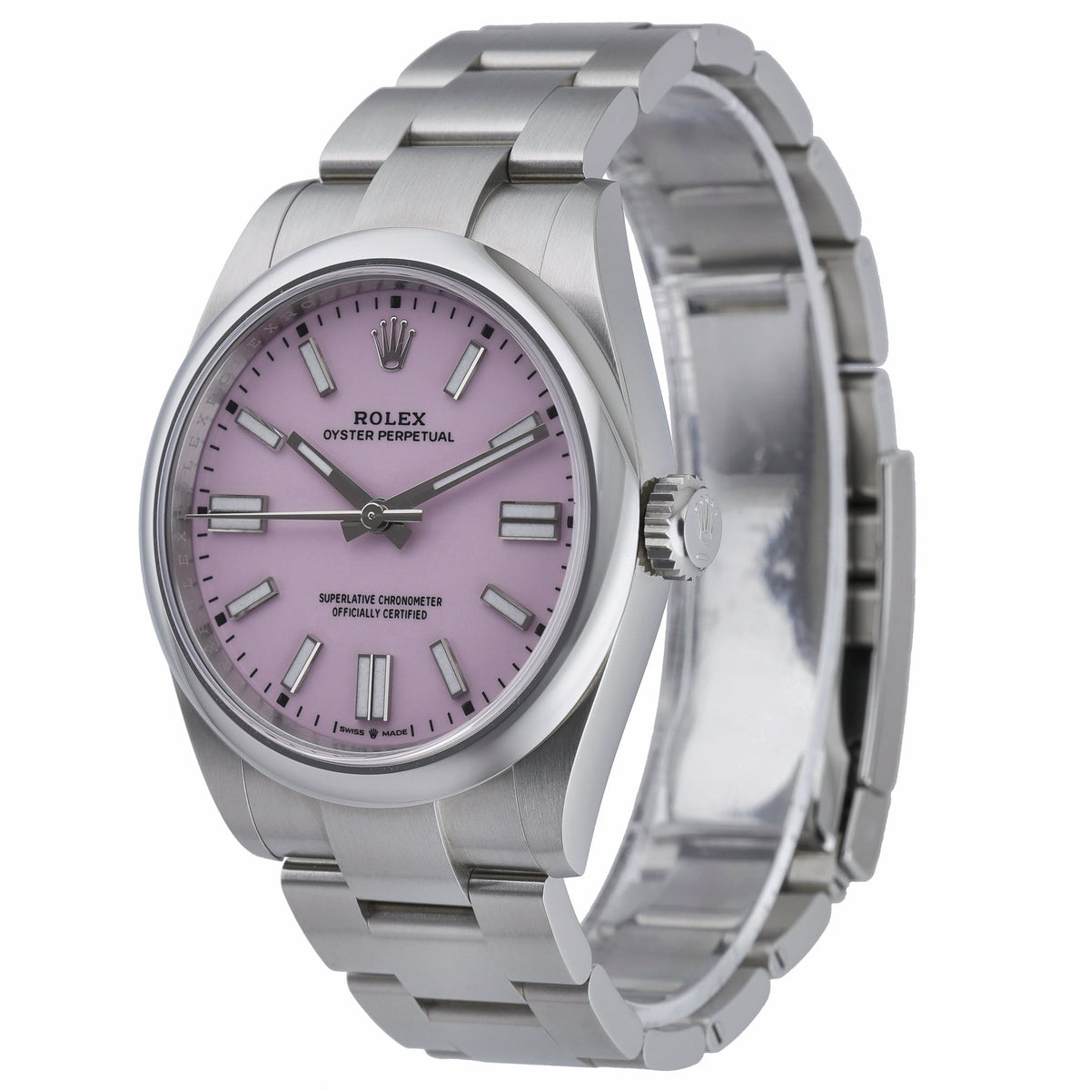Rolex Rolex Oyster Perpetual 41 134300 with pink dial and oystersteel case - product image 3