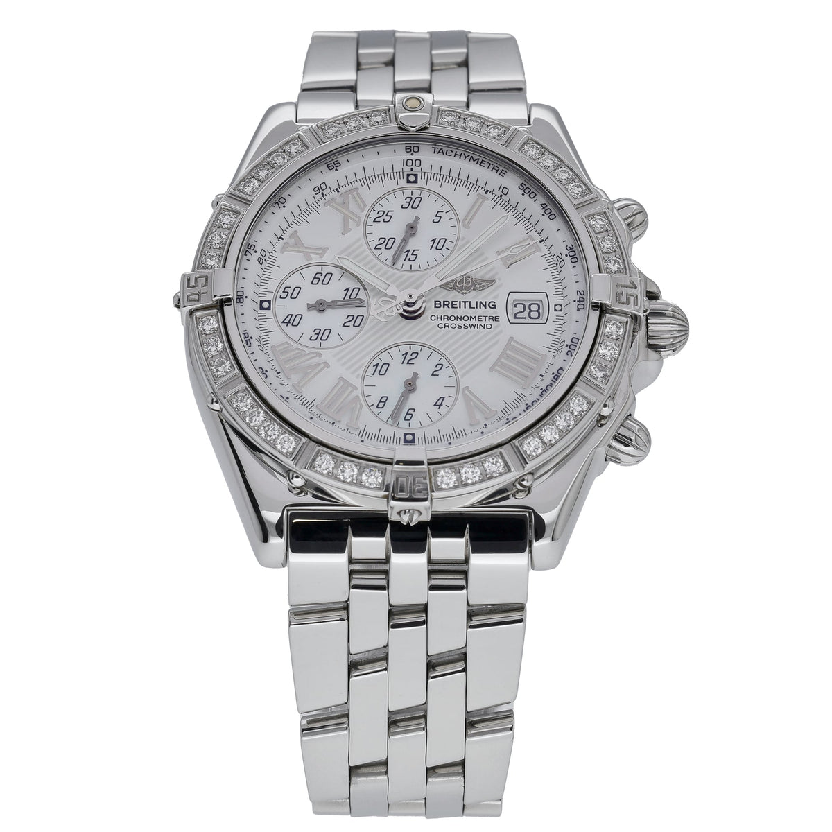 Breitling Cockpit A13358 with white dial and steel case - product image 2