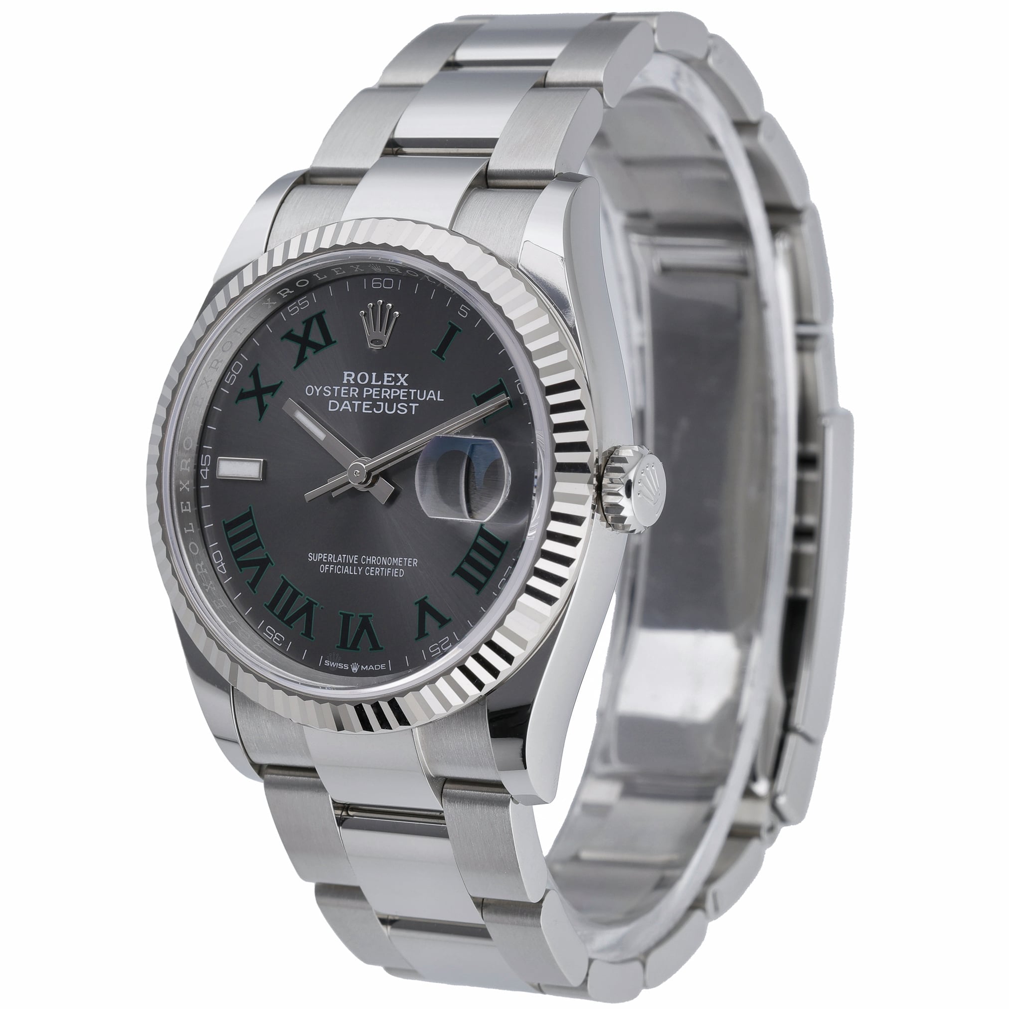 Rolex Datejust 36 126234 with slate dial and steel & white gold case - product image 3