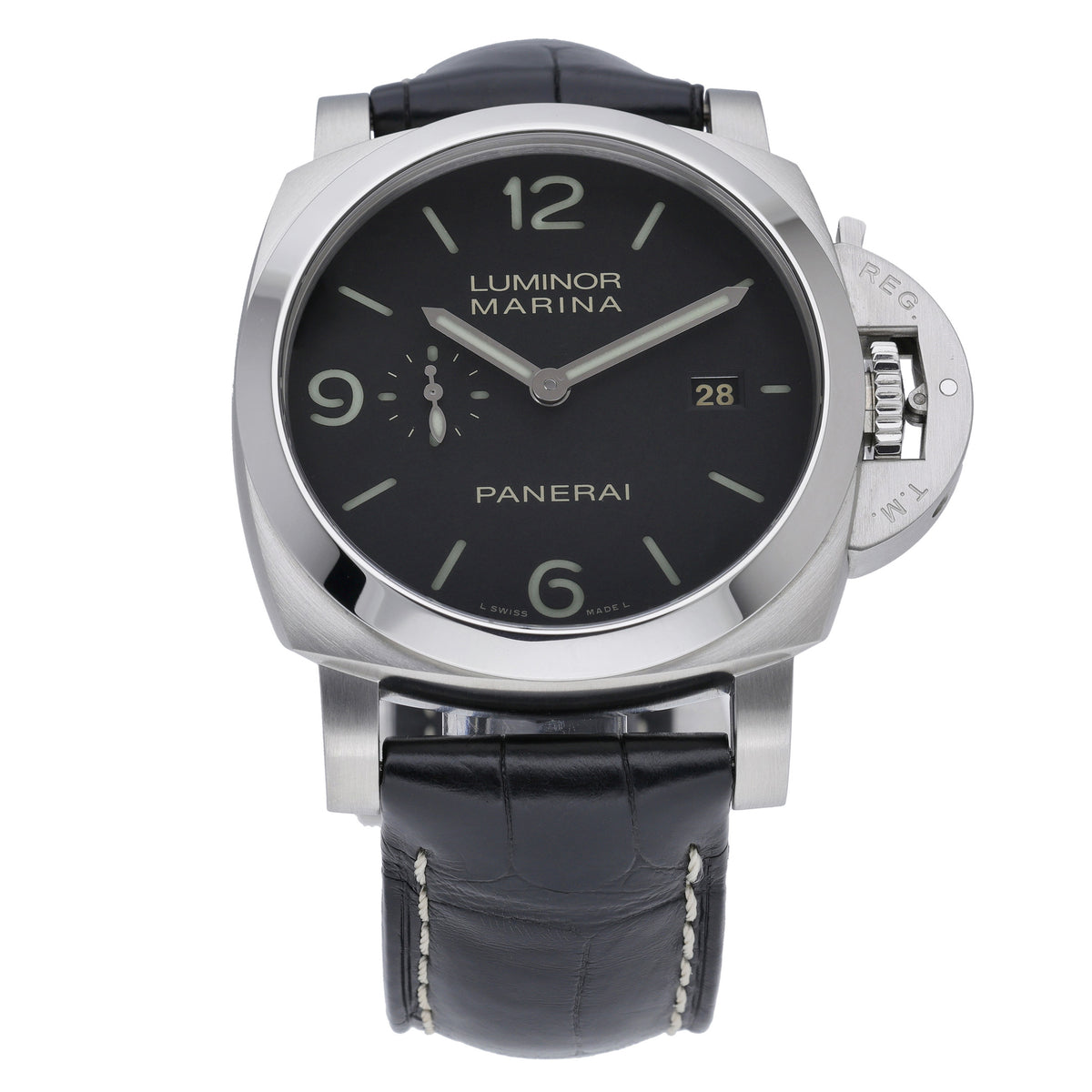 Panerai Luminor Marina PAM03312 with black dial and steel case - product image 3