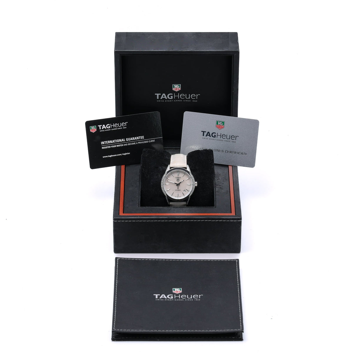 Tag Heuer Carrera Ladies WV2212 with mother of pearl dial and steel case - product image 2