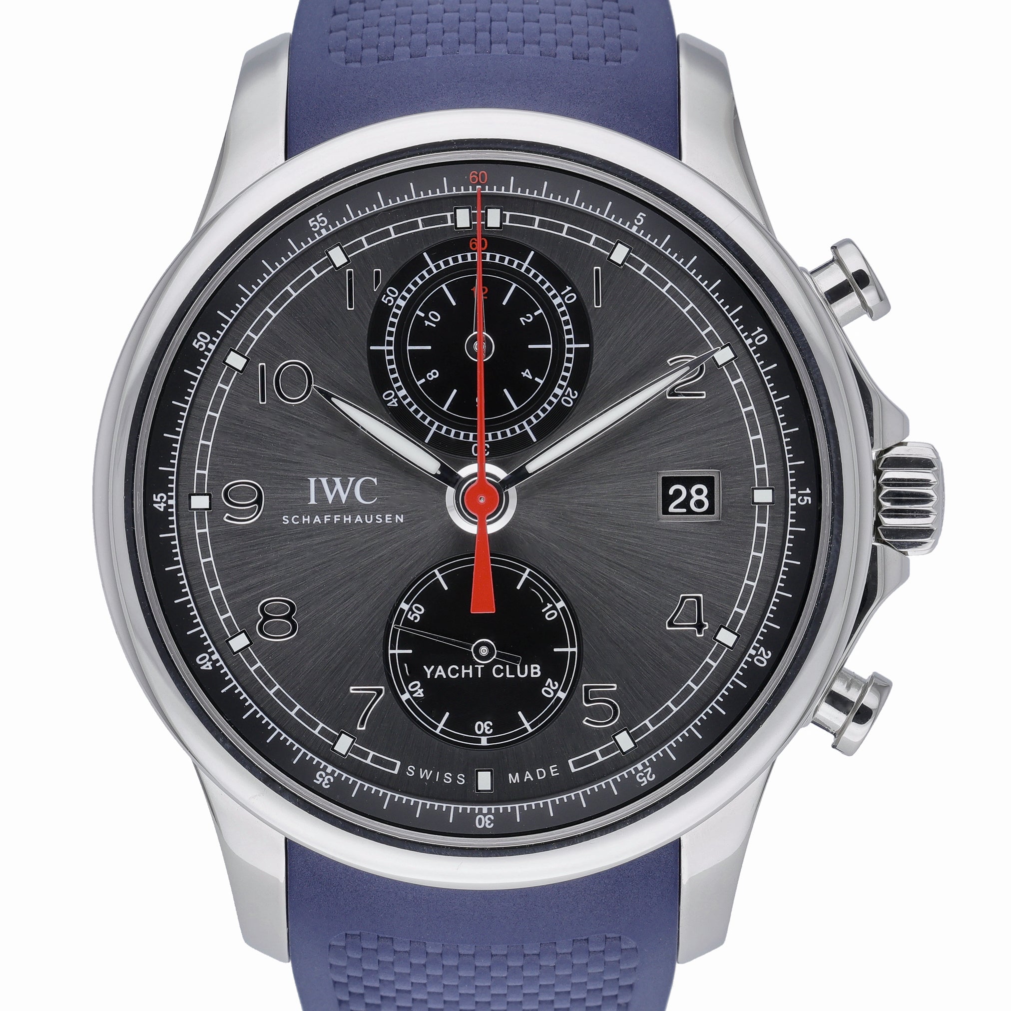 IWC Yacht Club Chronograph IW390503 with grey dial and steel case