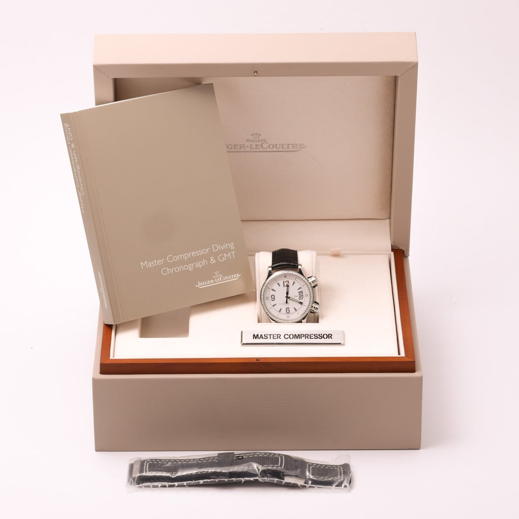 Jaeger-LeCoultre Master Compressor 148.8.60 with white dial and steel case - product image 3