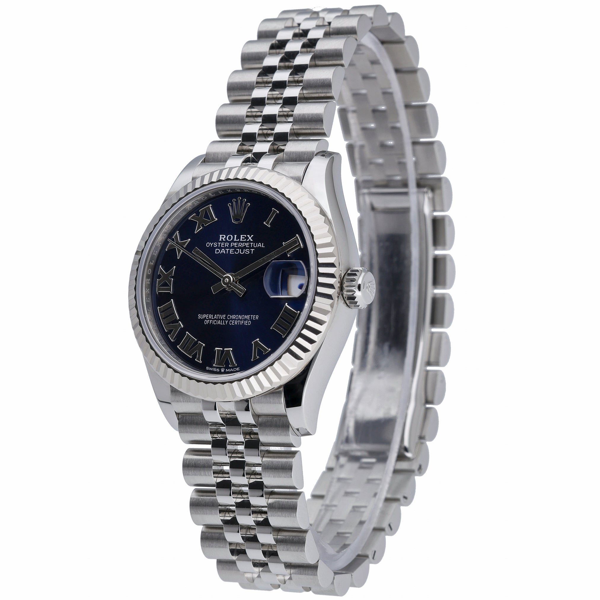 Rolex Datejust 31 278274 with blue roman dial and steel & white gold case - product image 3